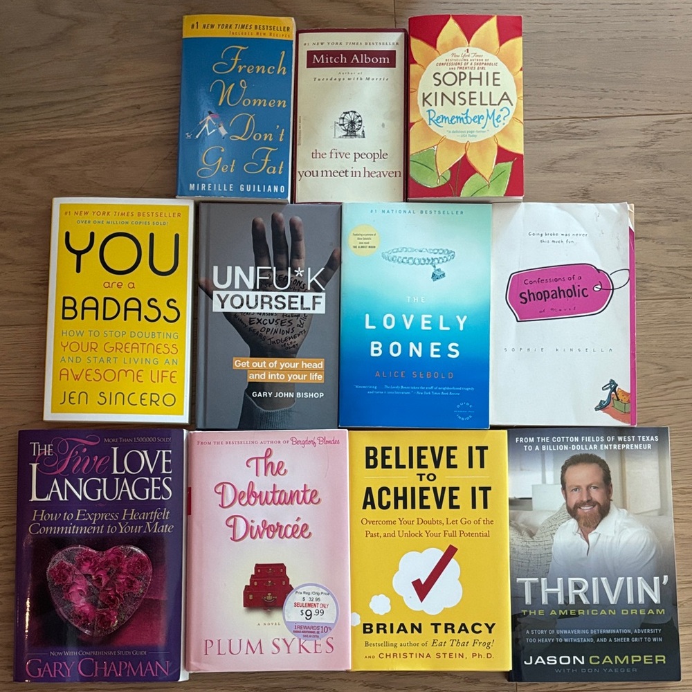Assorted Book Collection pick any 3 for $19
